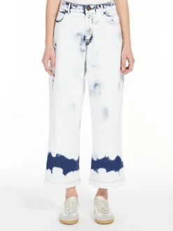 Denim cropped jeans