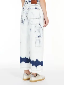 Denim cropped jeans