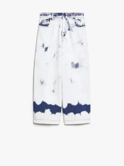 Denim cropped jeans