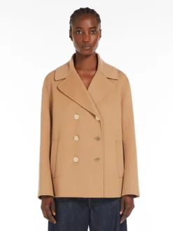 Double-breasted wool jacket