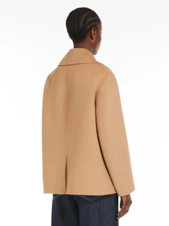Double-breasted wool jacket