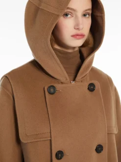 Double-breasted wool jacket