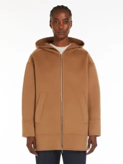 Double-faced wool sweatshirt