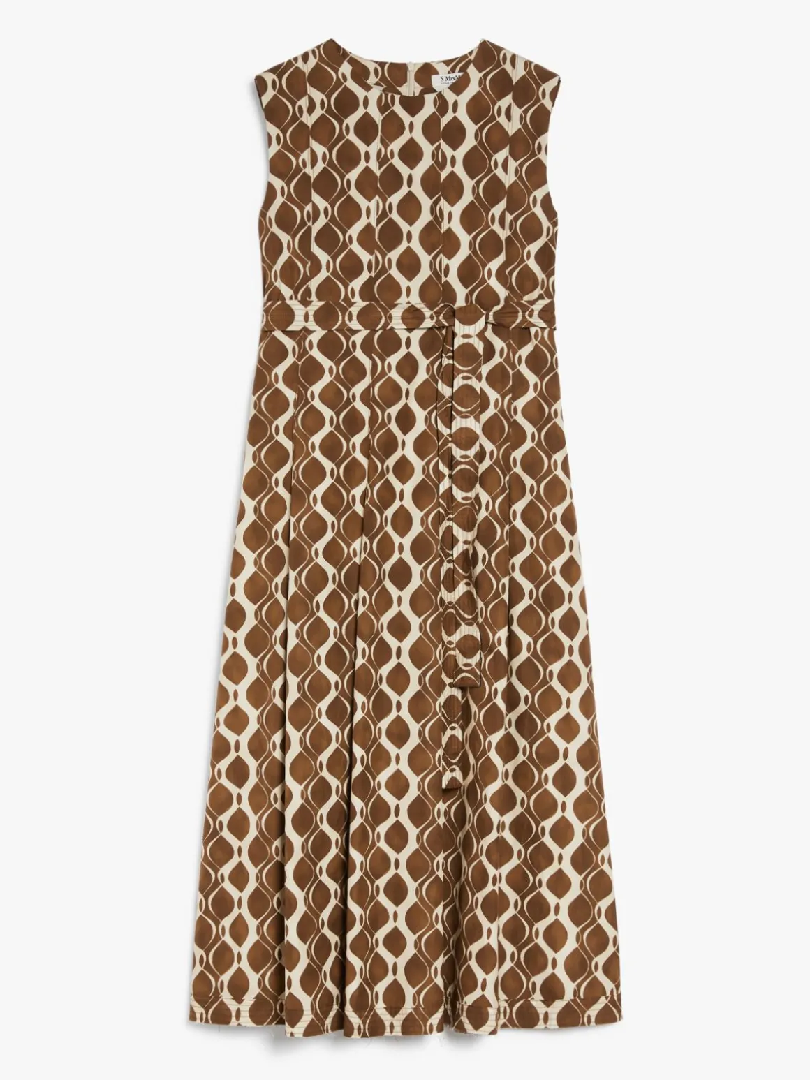 Dress in printed poplin