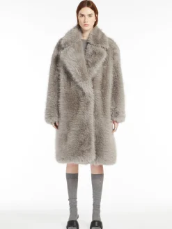 Faux fur coat