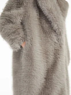Faux fur coat