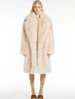 Faux fur coat