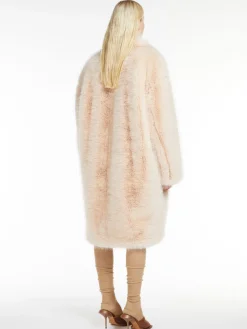 Faux fur coat