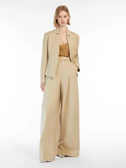 Female jacket in cotton canvas
