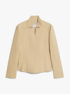 Female jacket in cotton canvas