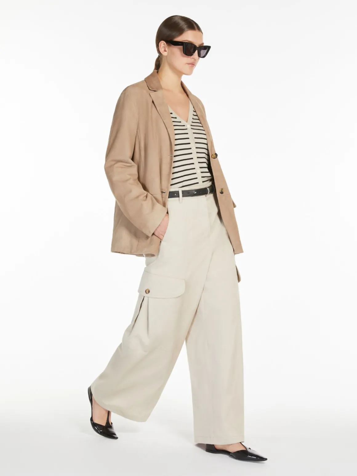 Fine wool cardigan