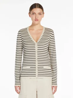 Fine wool cardigan