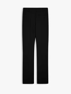 Fitted trousers in crêpe jersey