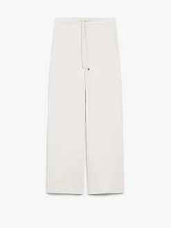 Flannel jogging trousers
