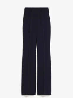 Flared cady trousers