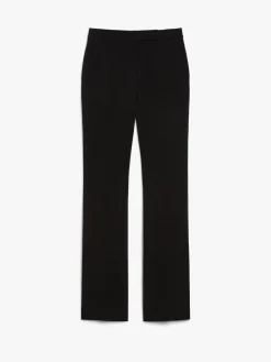 Flared sable trousers