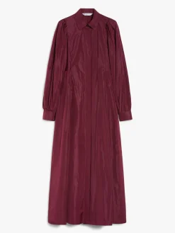 Flared taffeta dress