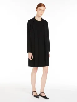 Flared viscose dress