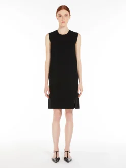 Flared viscose dress