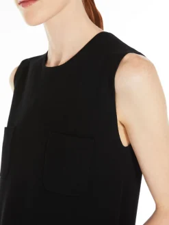 Flared viscose dress