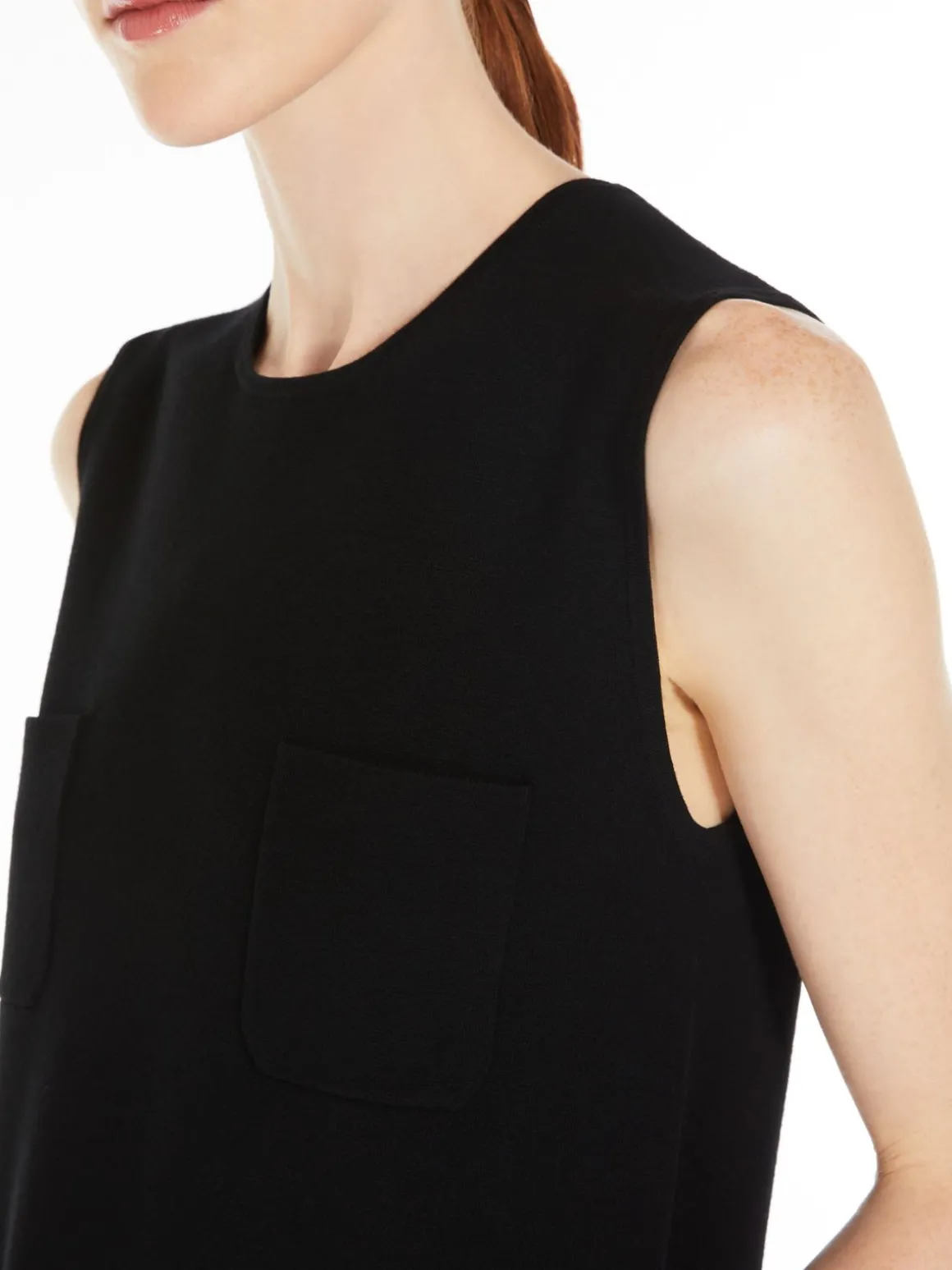 Flared viscose dress