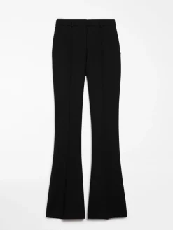 Flared wool-blend trousers - KLEPSYDRA CAPSULE