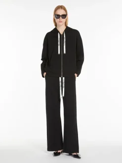 Fleece drawstring trousers