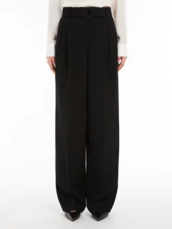 Flowing cady trousers