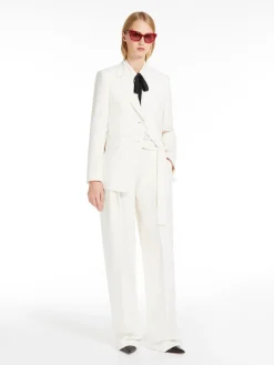Flowing cady trousers
