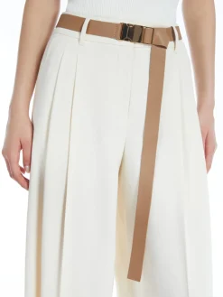 Flowing cady trousers