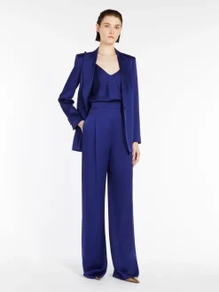 Flowing envers satin trousers