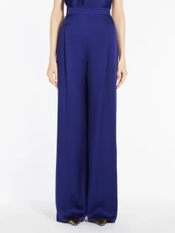 Flowing envers satin trousers