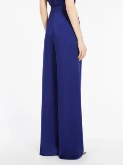 Flowing envers satin trousers