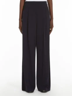 Fluid jersey trousers