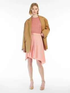 Fluid silk shorts