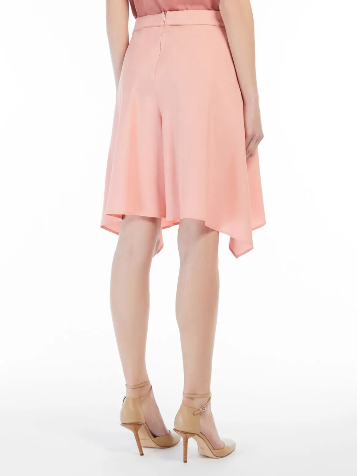 Fluid silk shorts