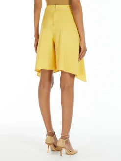 Fluid silk shorts