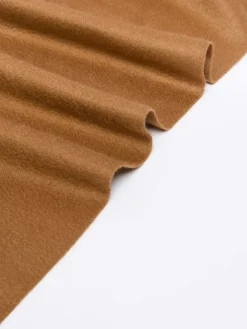 Fringed cashmere stole