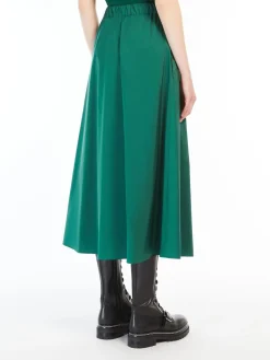 Full taffeta skirt