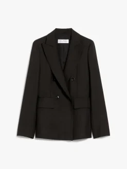 Gabardine wool blazer