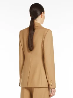 Gabardine wool blazer