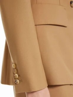 Gabardine wool blazer
