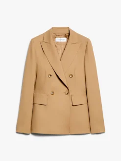 Gabardine wool blazer