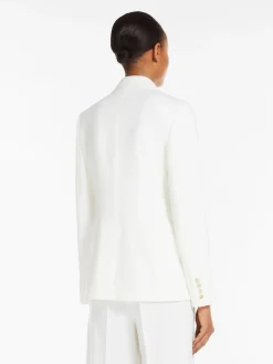 Gabardine wool blazer