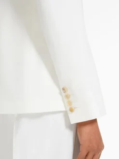 Gabardine wool blazer