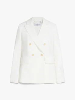 Gabardine wool blazer