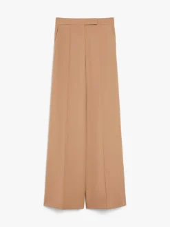 Gabardine wool trousers
