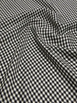 Gingham cashmere stole
