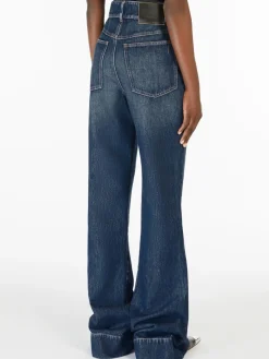 High-waisted 5-pocket trousers