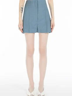 High-waisted shorts